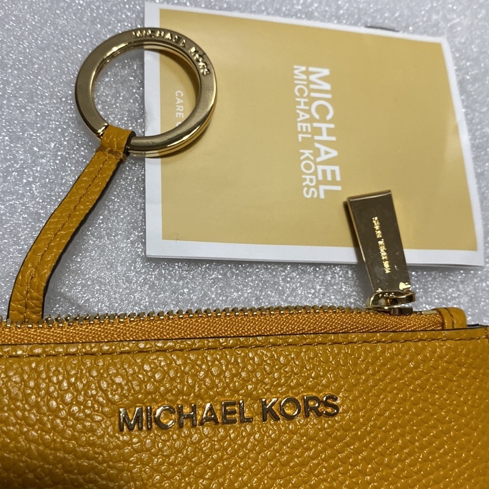NWT 🔥 Michael kors sm coin purse leather - Picture 5 of 12